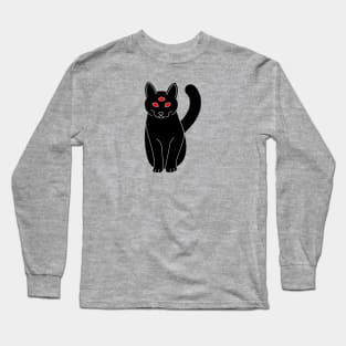 Black Cat Third Eye Long Sleeve T-Shirt